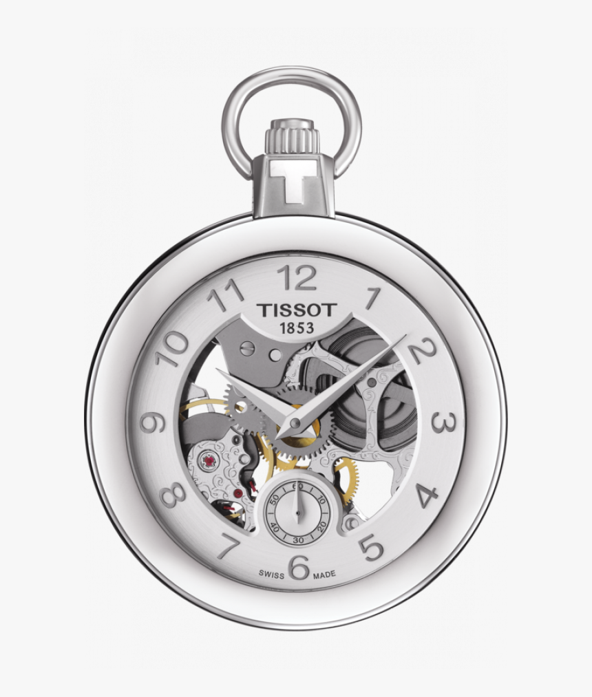 Tissot Pocket Watch Skeleton - Tissot Chain Pocket Watch, HD Png Download, Free Download