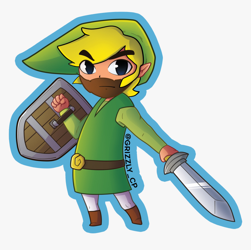 Image Of Toon Link Cartoon Hd Png Download Kindpng