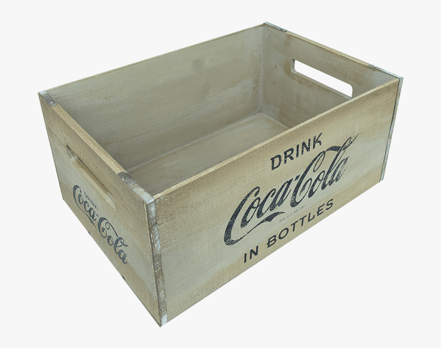 Coca Cola Rustic Natural Large Crate"
 Title="coca - Box, HD Png Download, Free Download