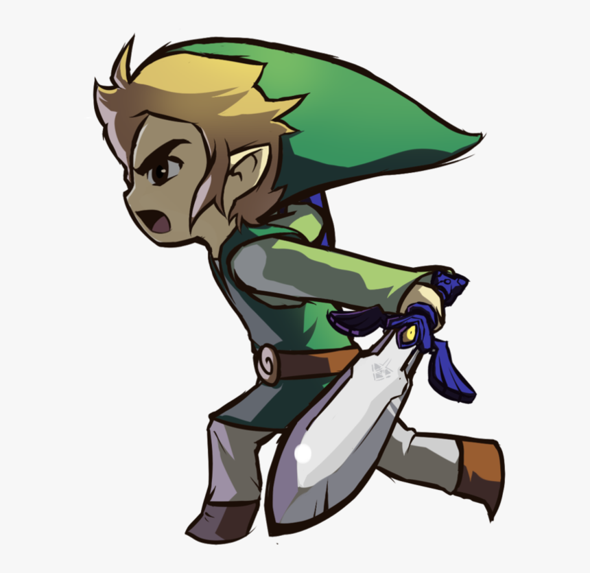 Collection Of Free Link Drawing Windwaker Download - Link Gif Transparent Png, Png Download, Free Download