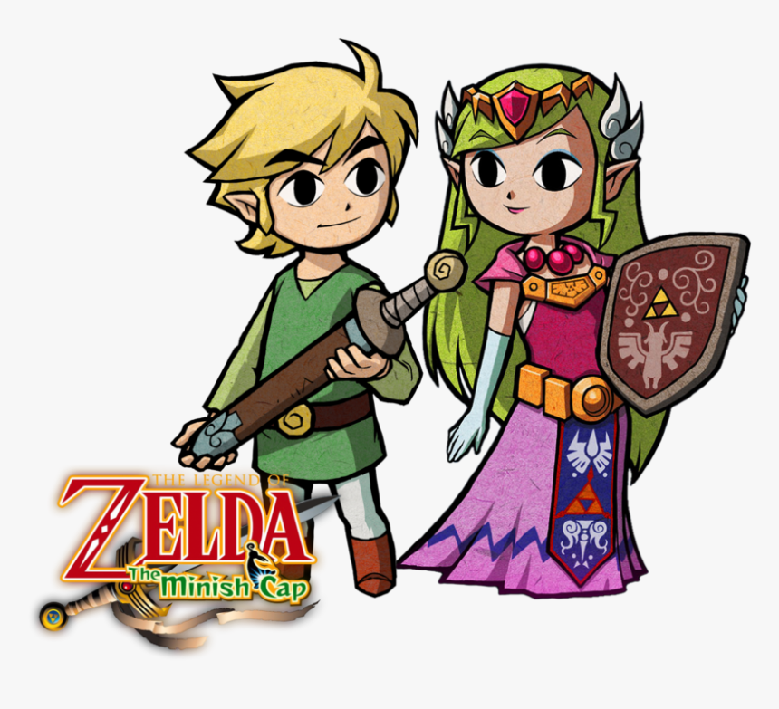 The Legend Of Zelda Clipart Toon Link - Legend Of Zelda The Minish Cap Princess Zelda, HD Png Download, Free Download