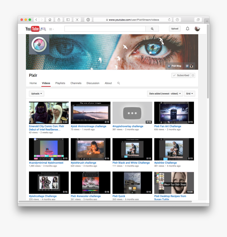 Youtube Page Template, HD Png Download, Free Download