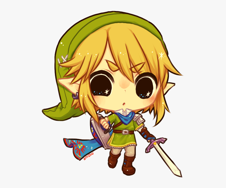 Collection Of Free Link Drawing Hyrule Warriors Download - Link Breath Of The Wild Chibi, HD Png Download, Free Download