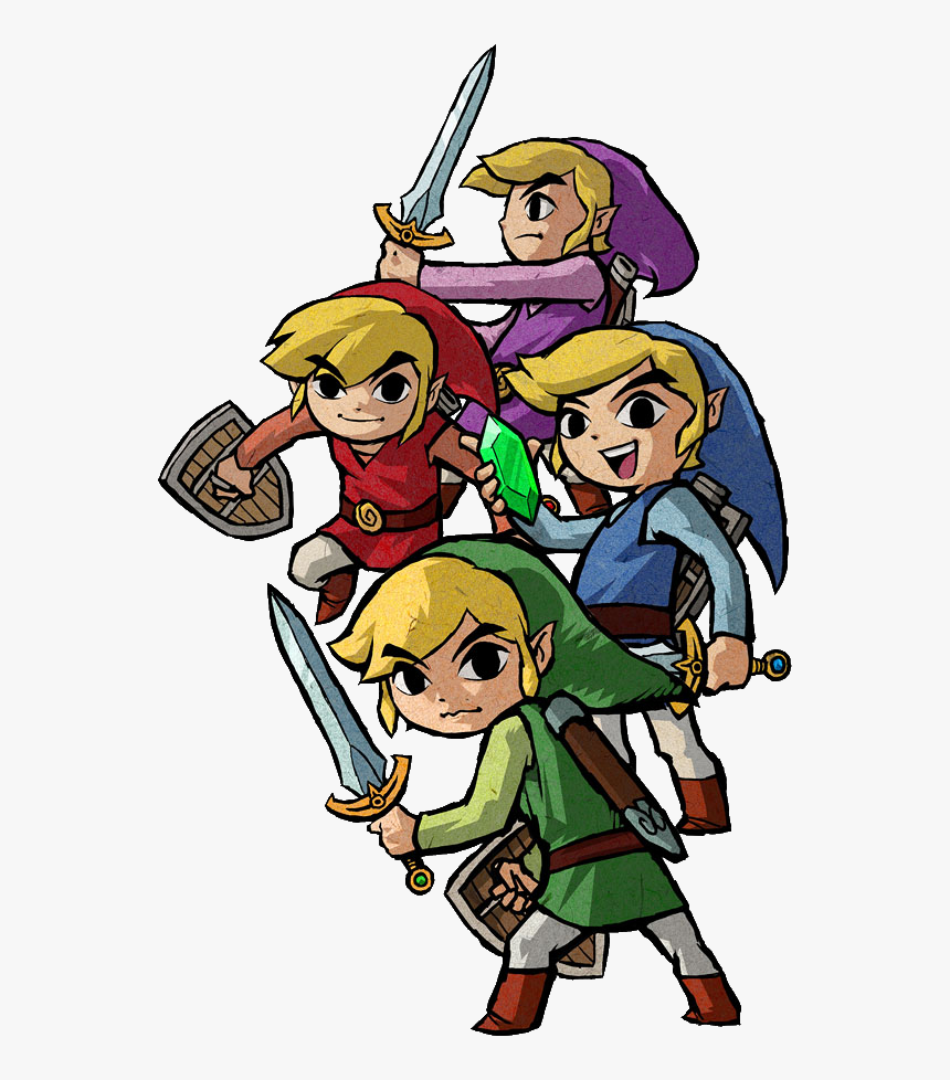#link #toon #toonlink #zelda #thelegendofzelda - Link Zelda Four Swords, HD Png Download, Free Download