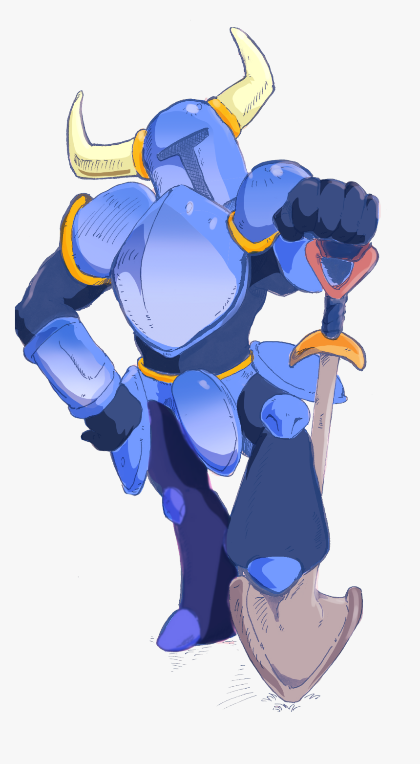 Shovel Knight - Cartoon, HD Png Download, Free Download