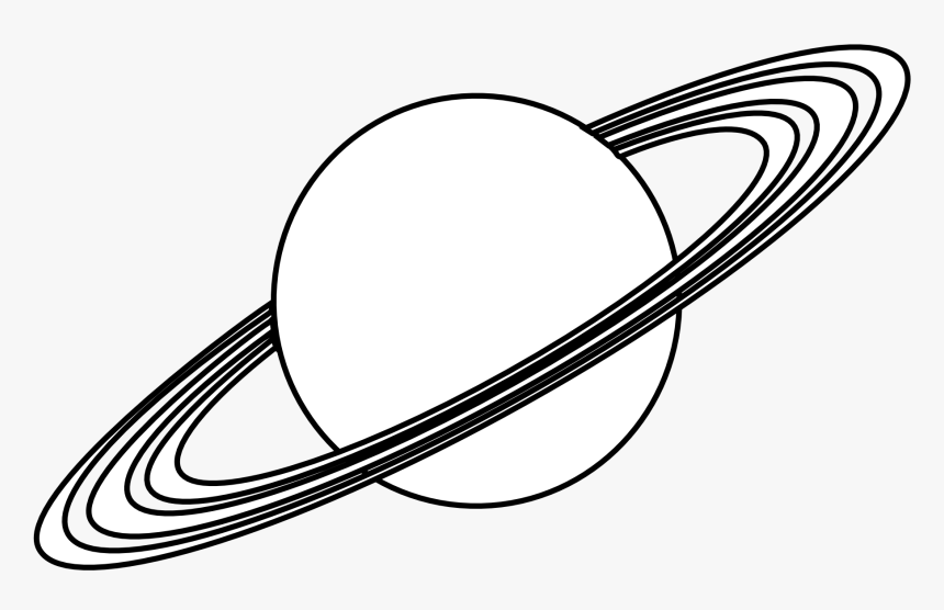 Mars Cliparts Outline - Black And White Planet, HD Png Download, Free Download