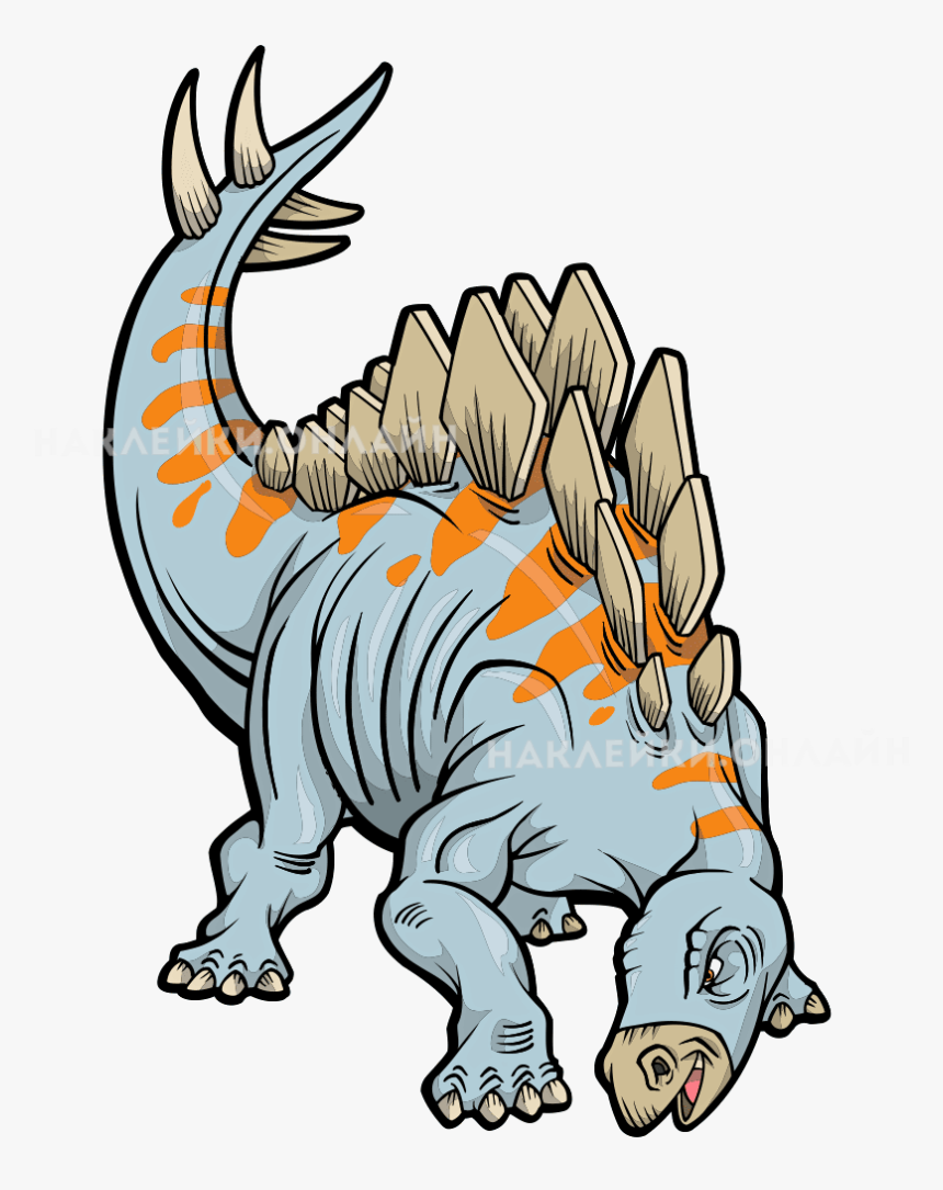 Stegosaurus Dinosaur Triceratops Tyrannosaurus Vector - T Rex Dinosaur, HD Png Download, Free Download