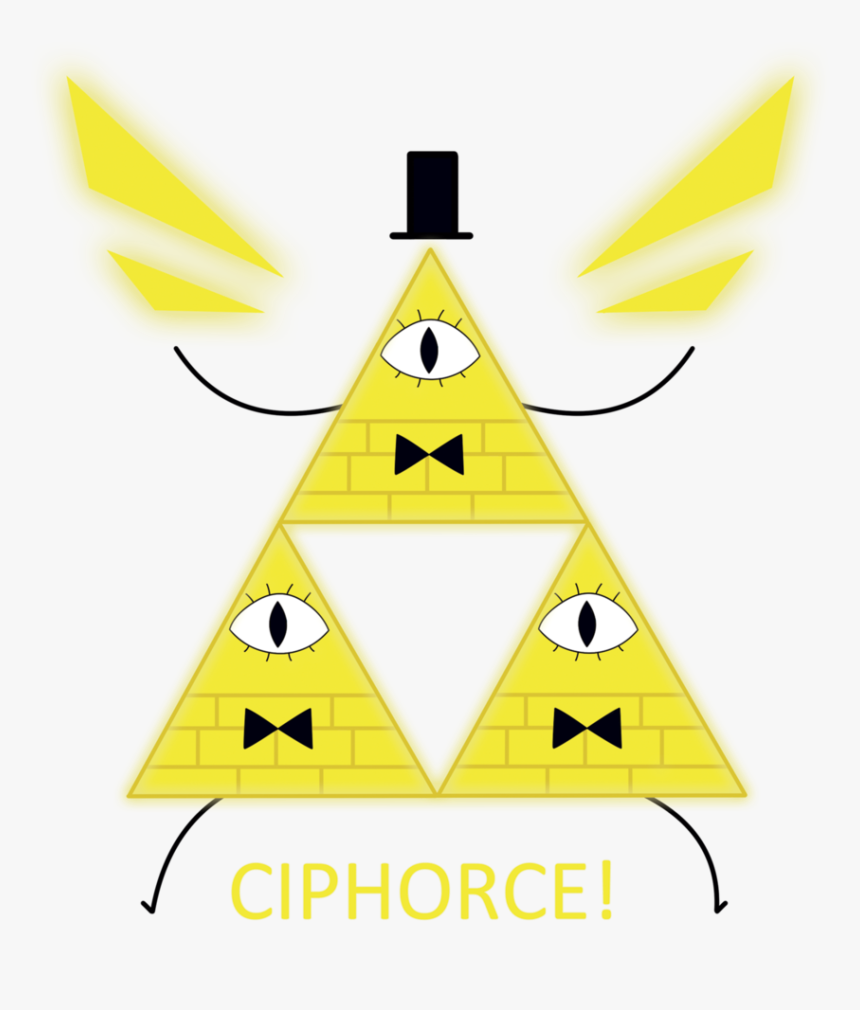 Bill Cipher Triforce Crossover Pinterest Bill Cipher - Triangle, HD Png Download, Free Download