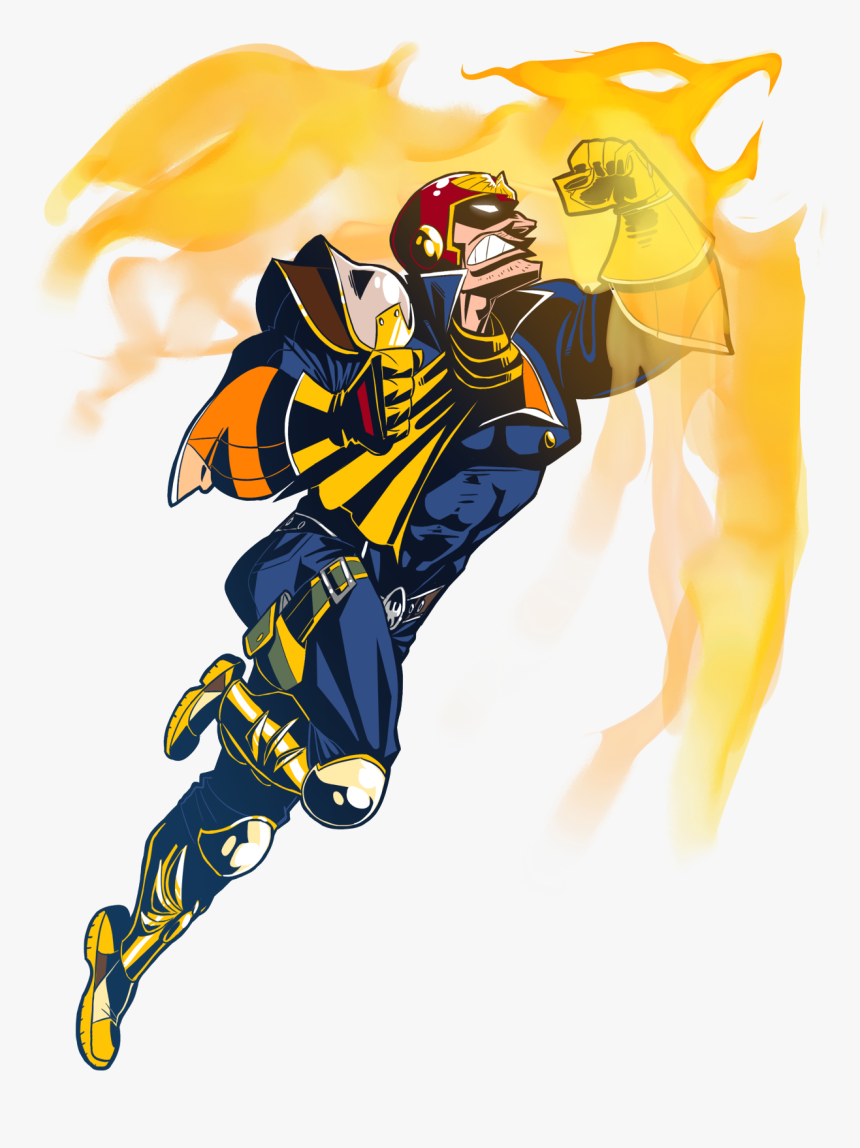 Yyyes I Was Part Of A Fun Little Ssb4 Art Collab And - Smash Ultimate Captain Falcon Art, HD Png Download, Free Download