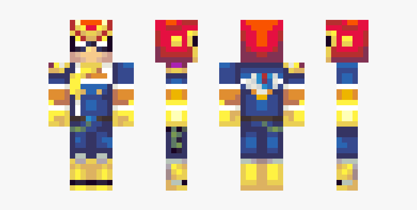 Captain Falcon Minecraft Skin, HD Png Download, Free Download