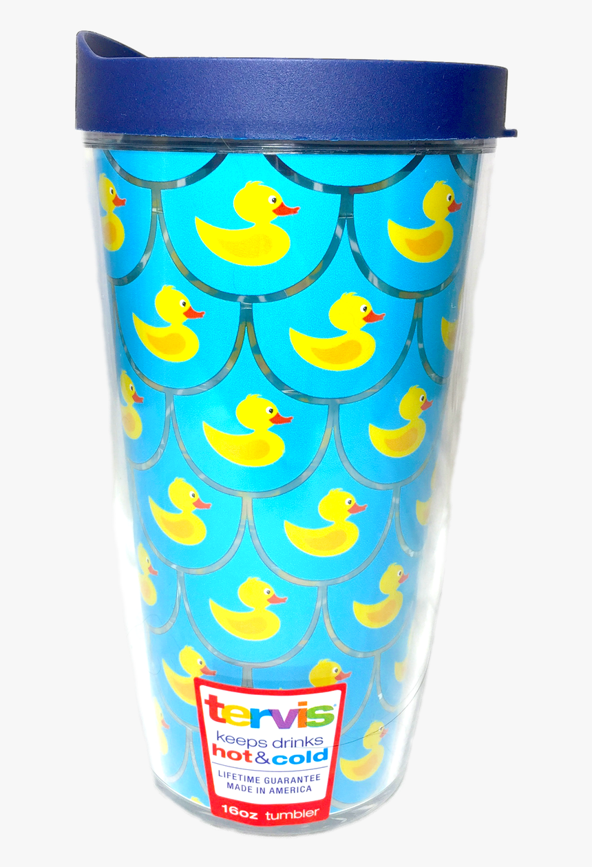 Chatham Ducks Brand Scalloped Rubber Duck Pattern Tervis - Duck Tumbler, HD Png Download, Free Download