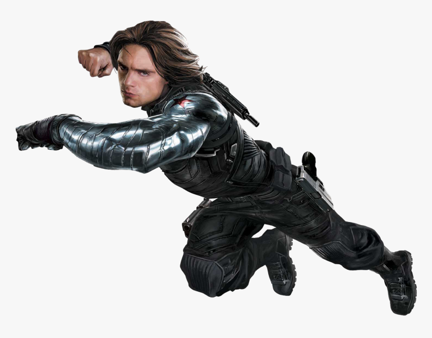 Bucky Barnes Captain America Falcon Iron Man - Transparent Winter Soldier Png, Png Download, Free Download
