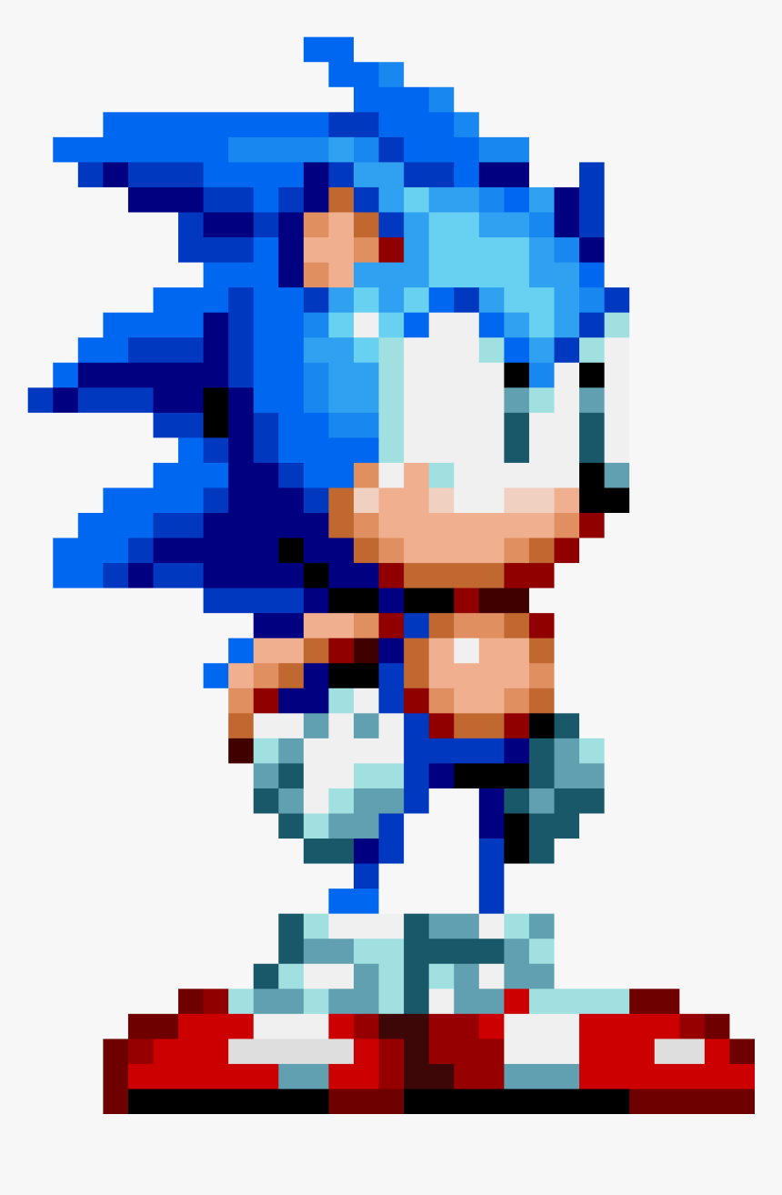 Hesse Sonic Sprite - Sonic Mania Sonic Pixel, HD Png Download, Free Download