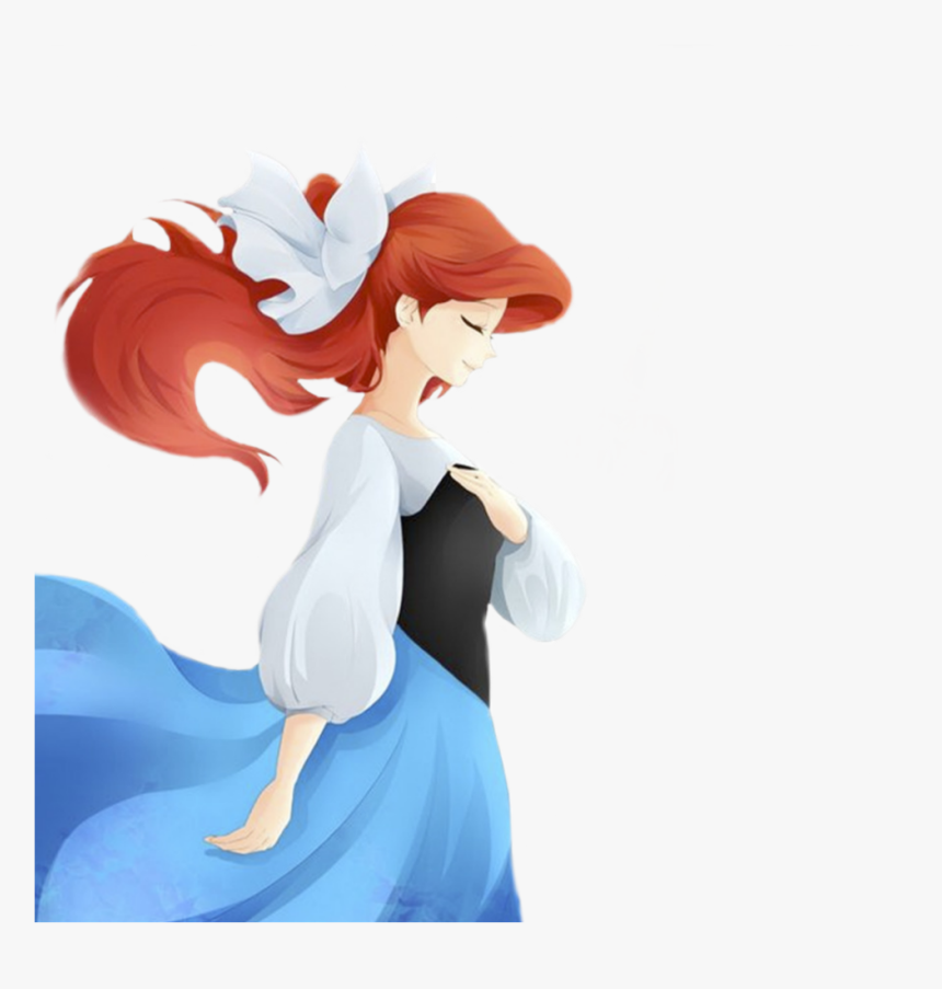 #thelittlemermaid #ariel #png #pequenasereia - Ariel Anime Disney Princess, Transparent Png, Free Download