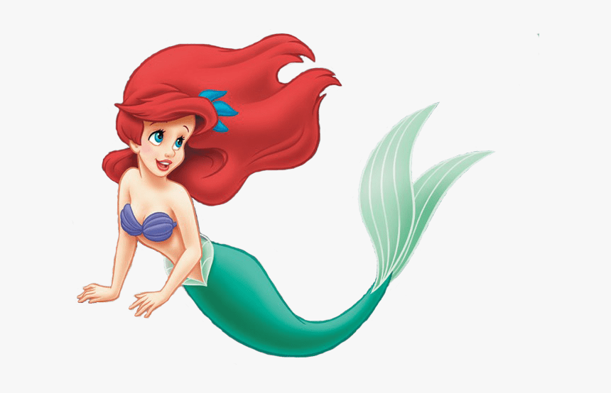 Transparent Mermaid Swimming Clipart - Ariel Png, Png Download, Free Download