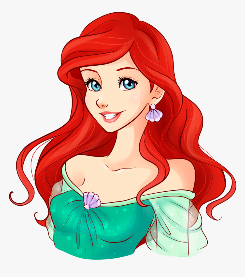 Ariel Clipart Princess Drawing - Ariel Princess Clipart, HD Png Download, Free Download