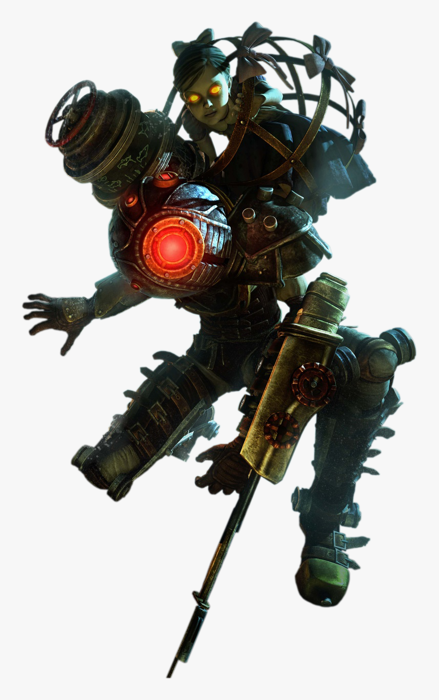 Download Bioshock Png Pic For Designing Projects - Bioshock Little Sister And Big Sister, Transparent Png, Free Download