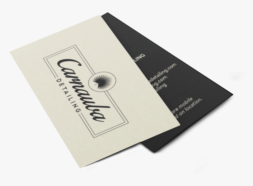 Carnauba Business Cards Professional Elegant Fancy - Graphic Design, HD Png Download, Free Download