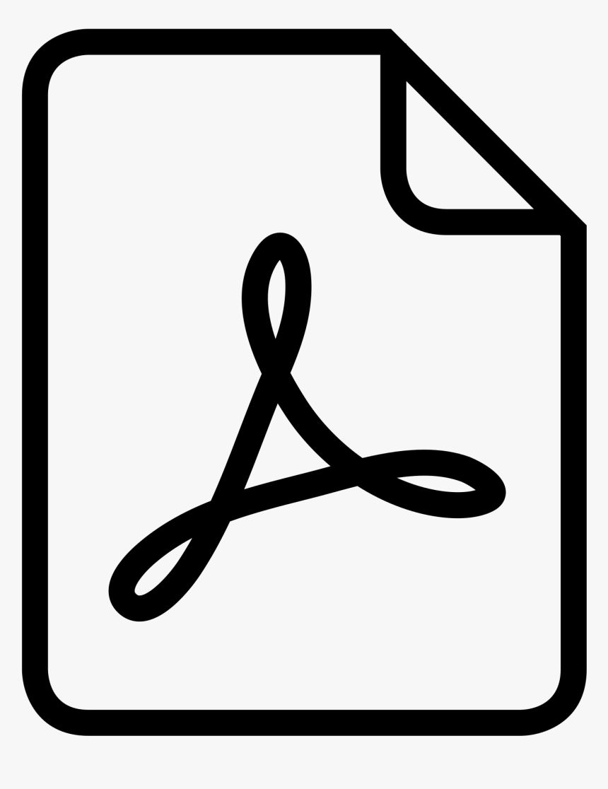 2000px-noun Project Pdf Icon 117327 Cc Svg - Adobe Pdf Icon, HD Png Download, Free Download