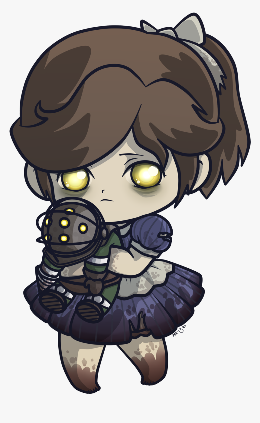 Bioshock 2 Portal The Elder Scrolls V - Bioshock Little Sister Chibi, HD Png Download, Free Download