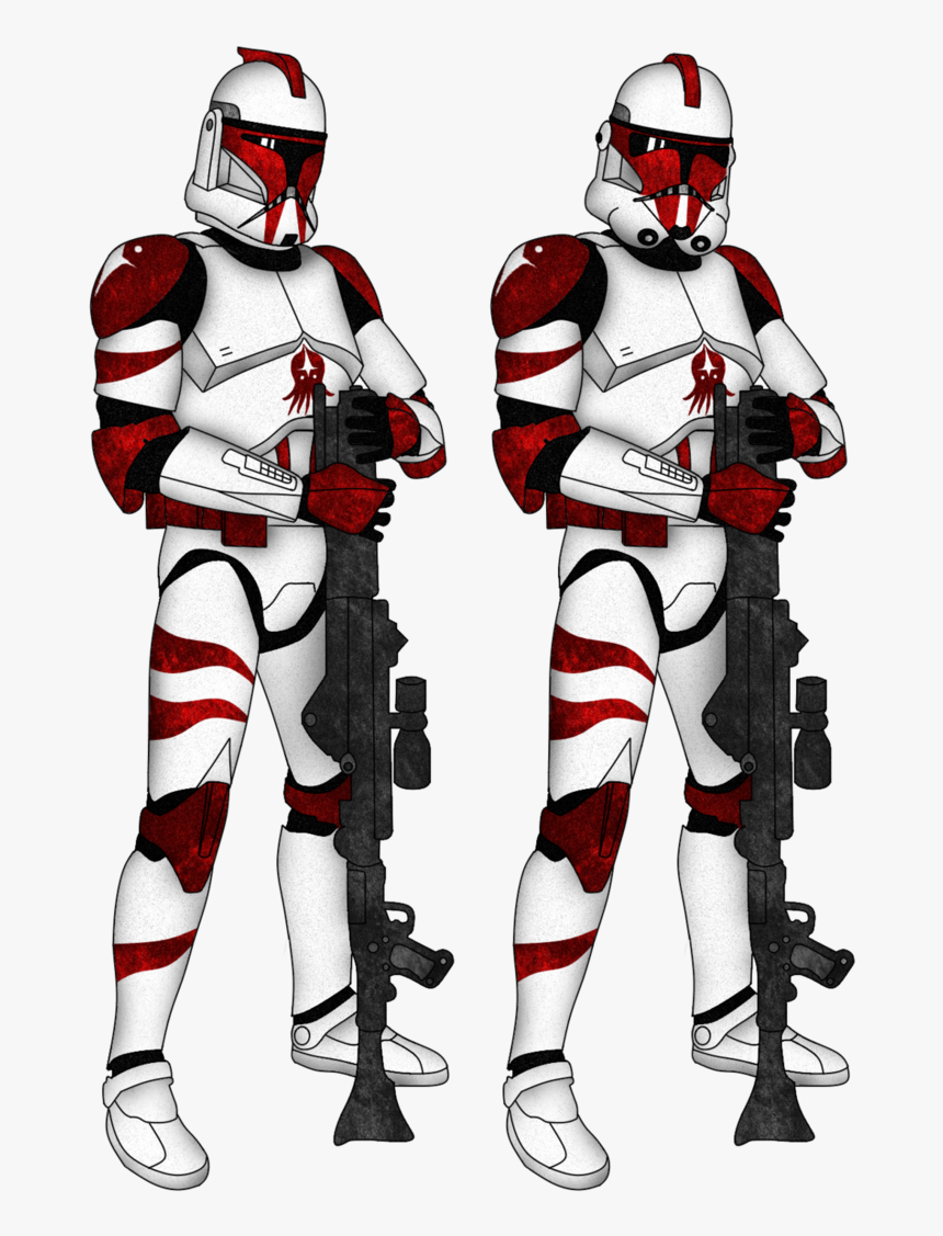 Republic Drawing Clone Commando Transparent Png Clipart - Star Wars Clone Scuba Trooper, Png Download, Free Download