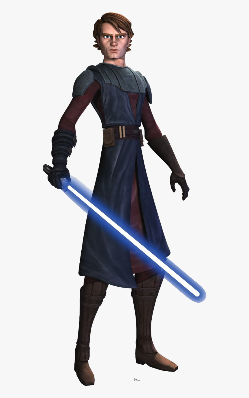 Star Luke Clone Skywalker Wars Anakin Figurine - Clone Wars Anakin Skywalker, HD Png Download, Free Download