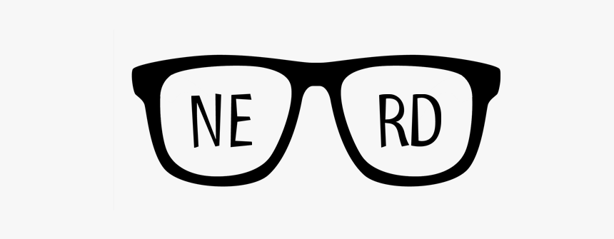 Nerd Logo Glasses Geek, HD Png Download, Free Download