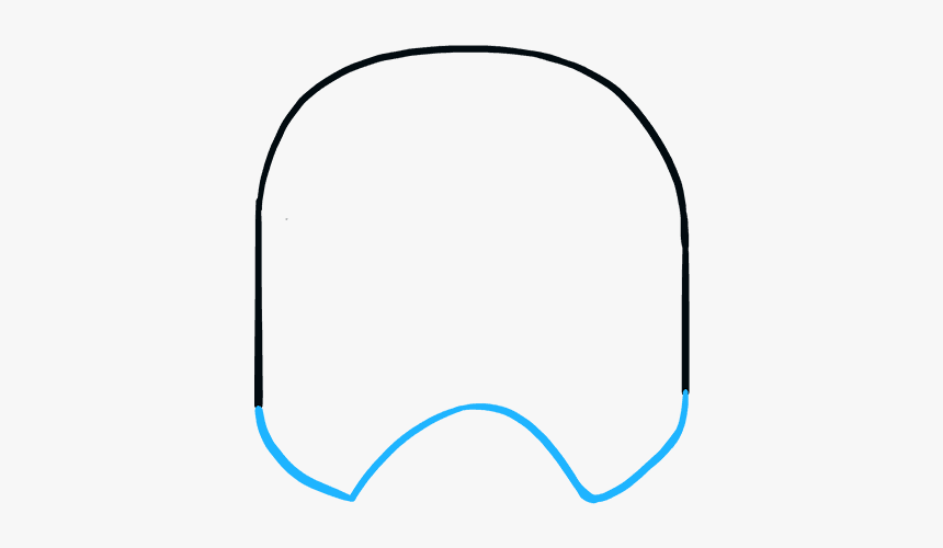 How To Draw Stormtrooper Helmet - Circle, HD Png Download, Free Download