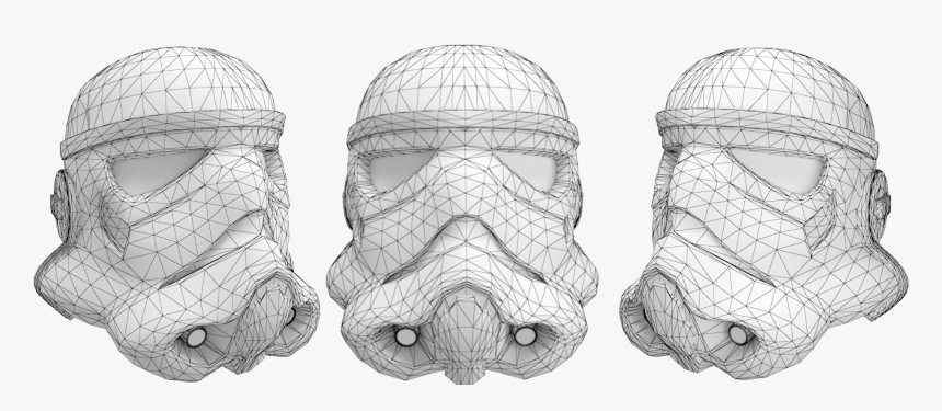 Transparent Stormtrooper Helmet Png - Sketch, Png Download, Free Download