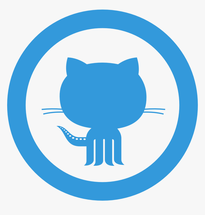 Github Logo Png - Github Icon Blue Png, Transparent Png, Free Download