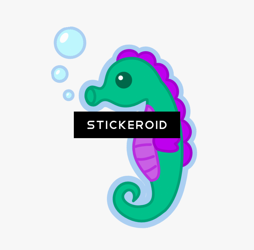 Cute Seahorse Png Clipart , Png Download - Seahorse Clipart Transparent Background, Png Download, Free Download