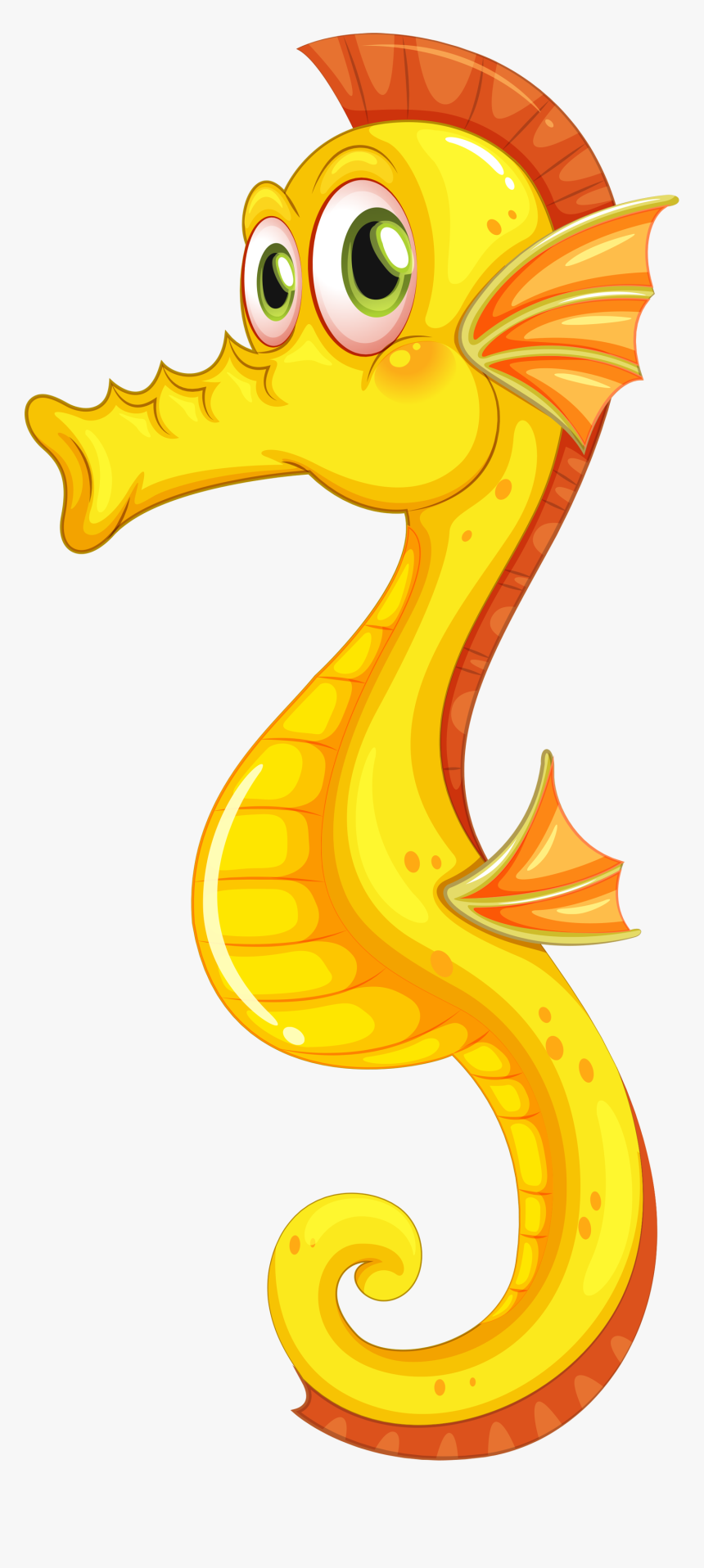 Seahorse Png - Seahorse Cartoon Transparent Background, Png Download, Free Download
