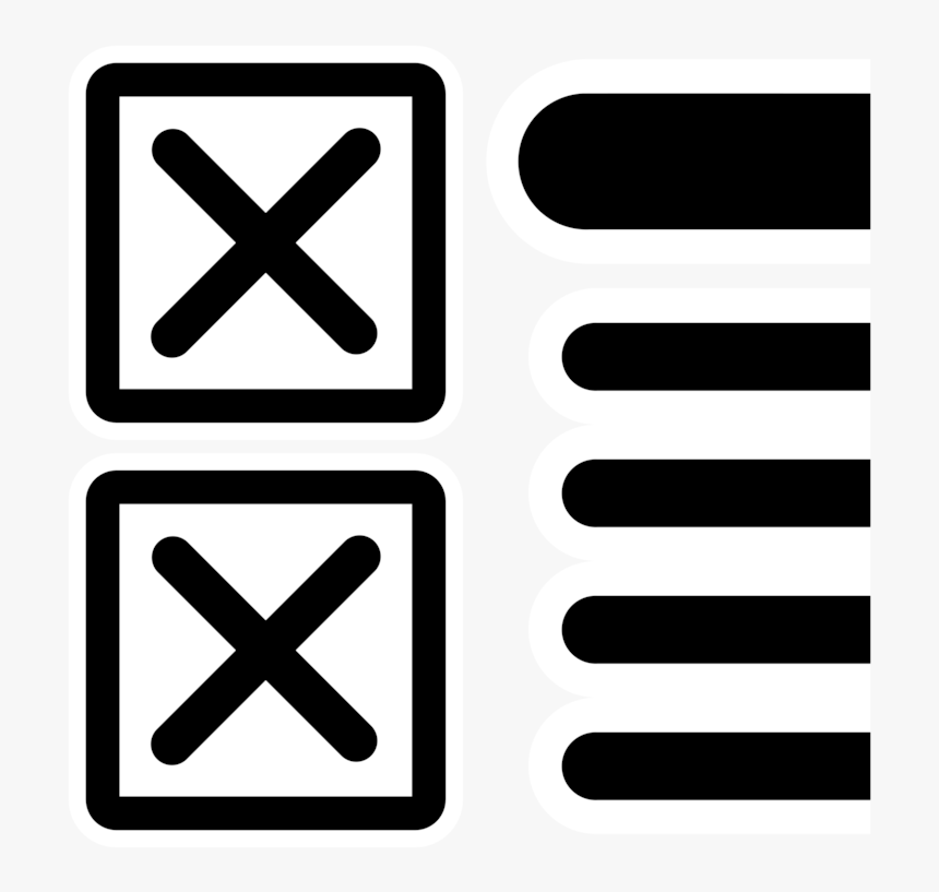 Checkbox Computer Icons Check - Check Box X, HD Png Download, Free Download