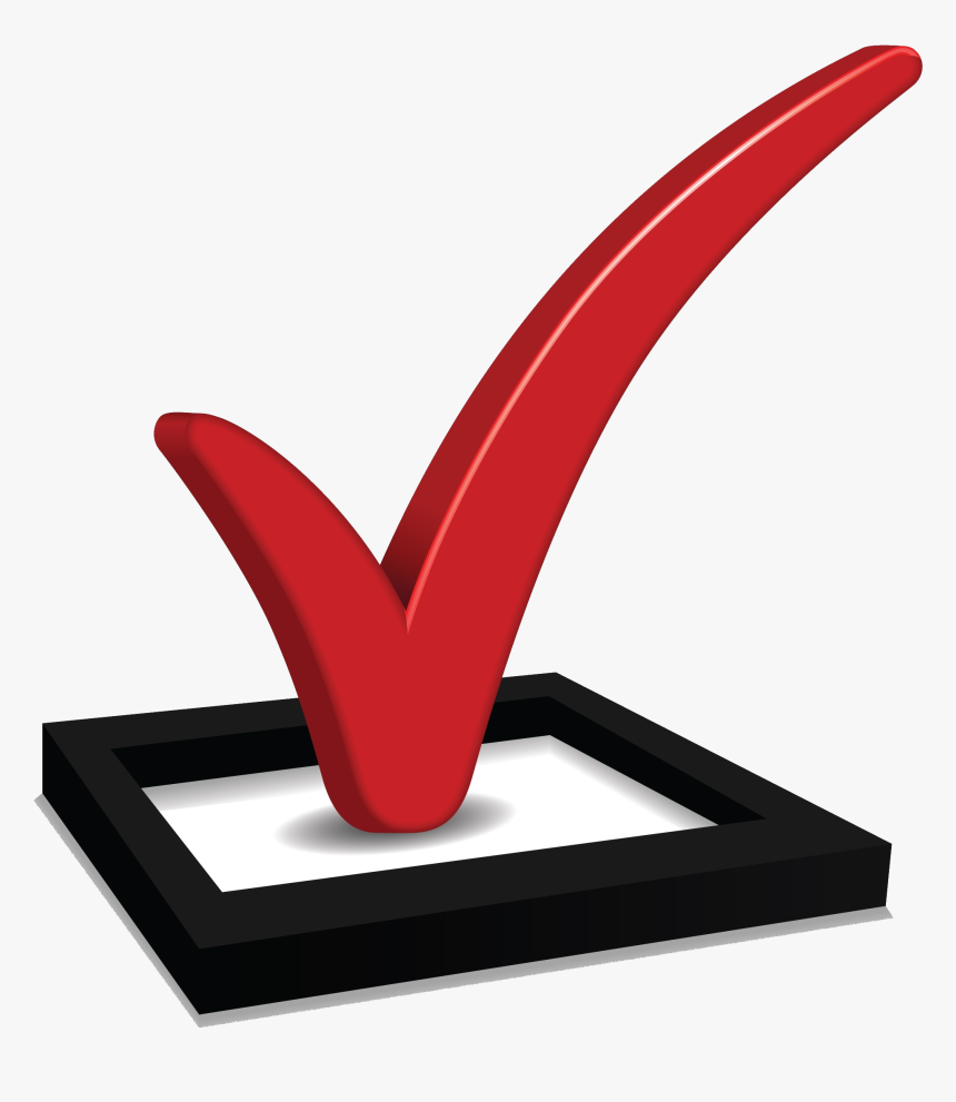 3d Check Box Icon , Png Download - Red Checkmark Transparent Background, Png Download, Free Download