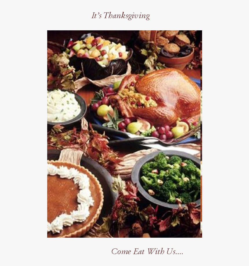 Thanksgiving Dinner Menu, Thanksgiving Blessings, Thanksgiving - Huge Thanksgiving Dinner, HD Png Download, Free Download