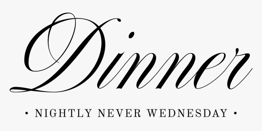 Dinner-title - Calligraphy, HD Png Download, Free Download