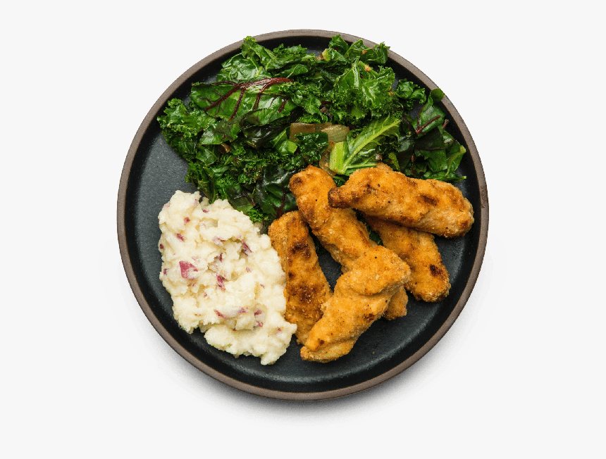 Chicken Tenders With Turnip Mash - Dish Food Png, Transparent Png, Free Download
