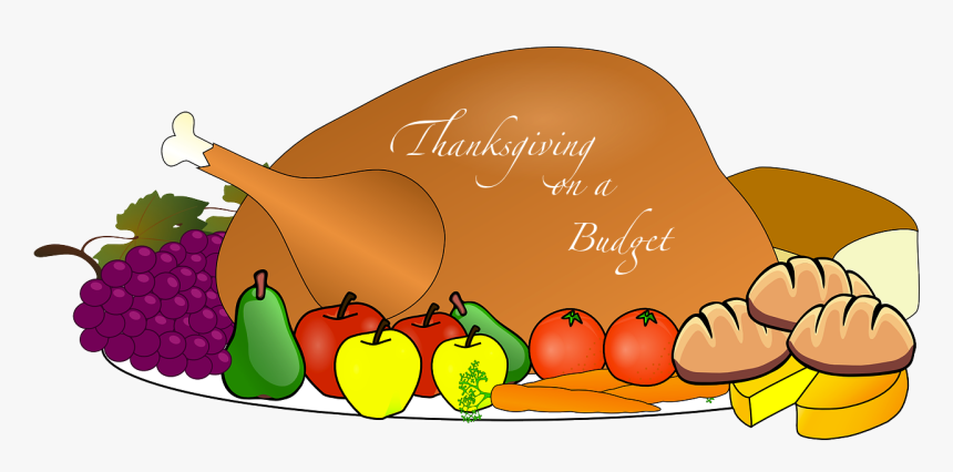 Feast Clipart Frozen Turkey - Thanksgiving Feast Clipart, HD Png Download, Free Download