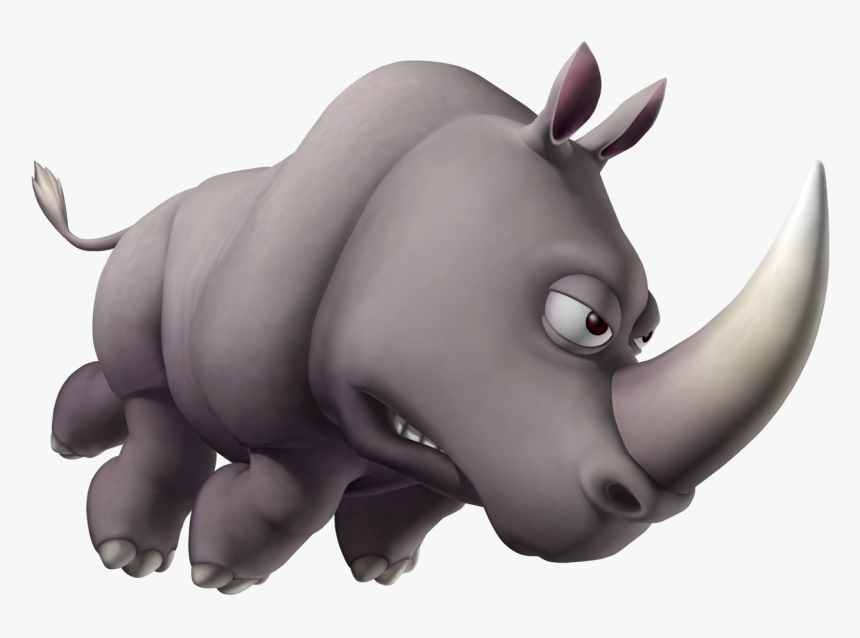 Donkey Kong Country Returns Rhino Clipart , Png Download - Donkey Kong Country Returns Rambi, Transparent Png, Free Download