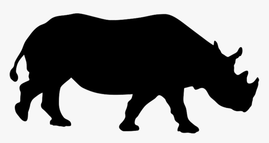 128 1281258 rhinoceros silhouette animal clip art zoo animal silhouettes