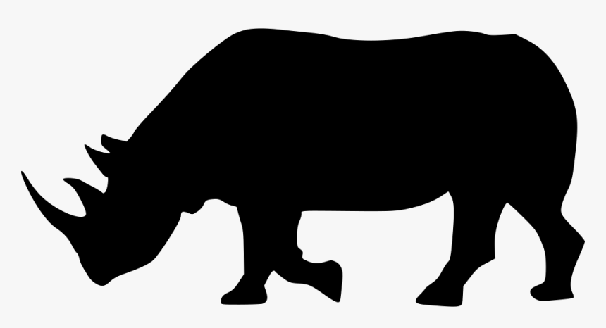 Transparent Rhino Clipart - Rhino Svg, HD Png Download, Free Download