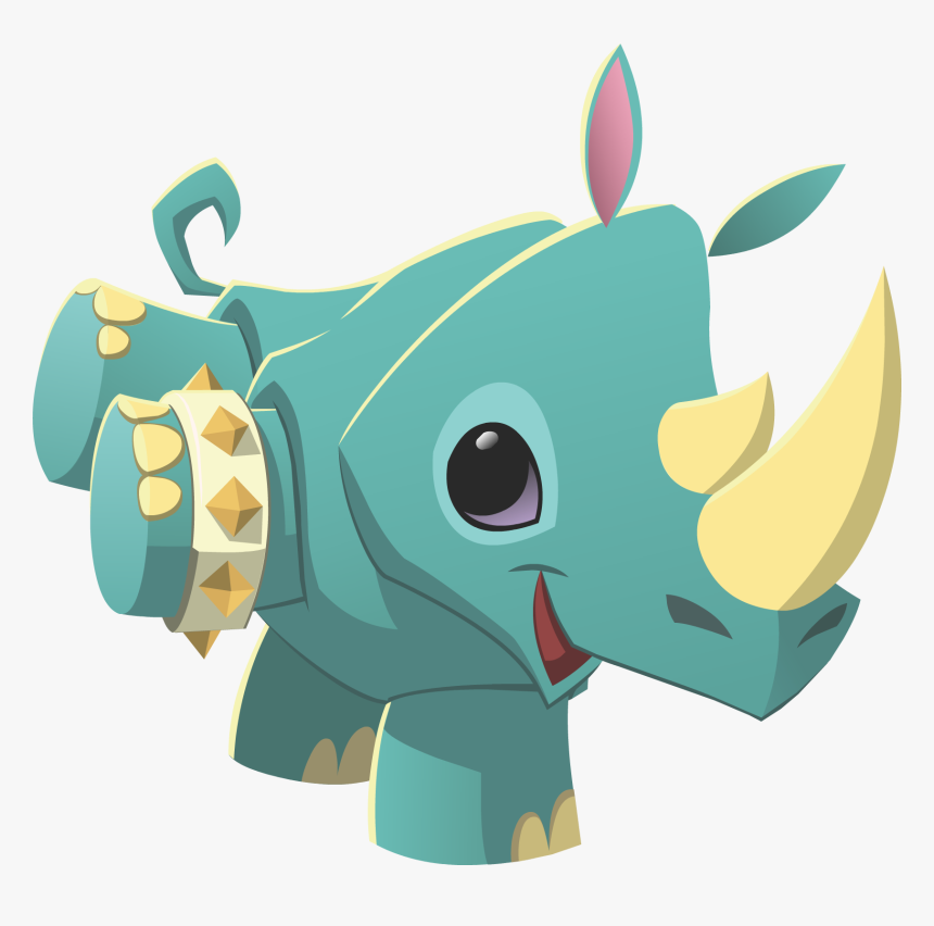 Rhino Wearing Spike - Animals Animal Jam Png, Transparent Png, Free Download