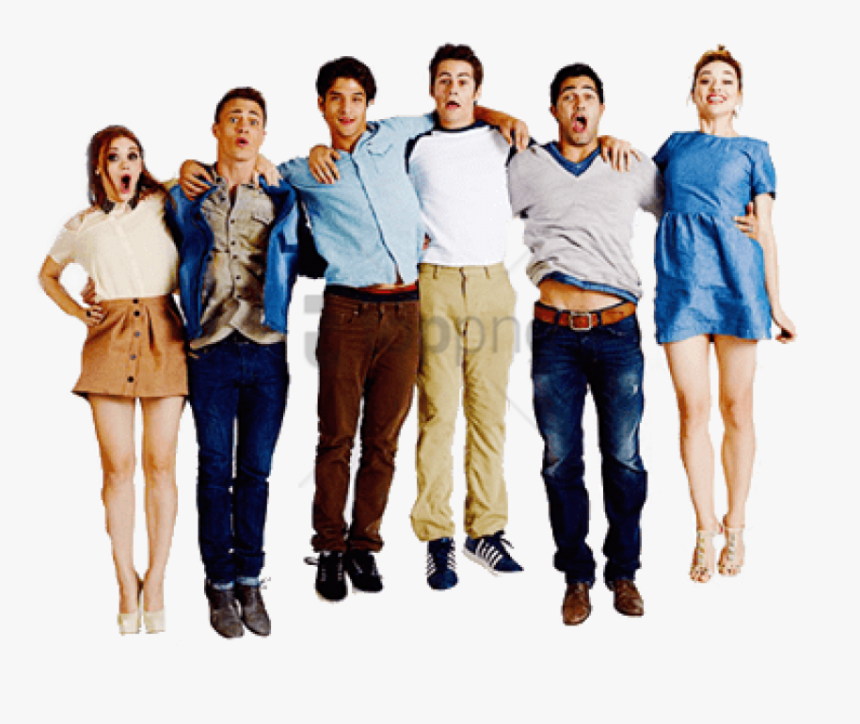 Free Png Download Dylan O Brien And Holland Roden Photoshoot - Teen Wolf Cast Photoshoot, Transparent Png, Free Download