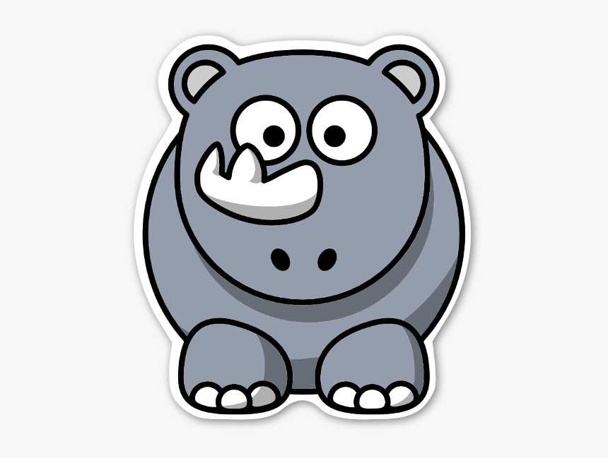 1850750531, Png V - Cartoon Rhino Clipart, Transparent Png, Free Download