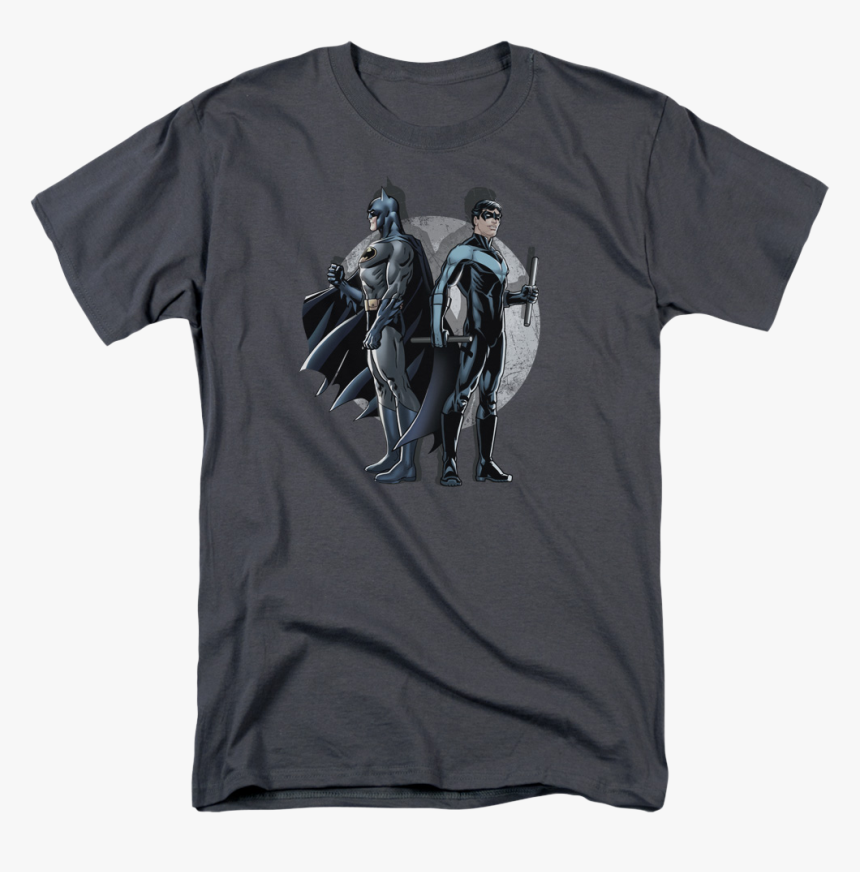 Batman And Nightwing Dc Comics T-shirt - サン レコード T シャツ, HD Png Download, Free Download