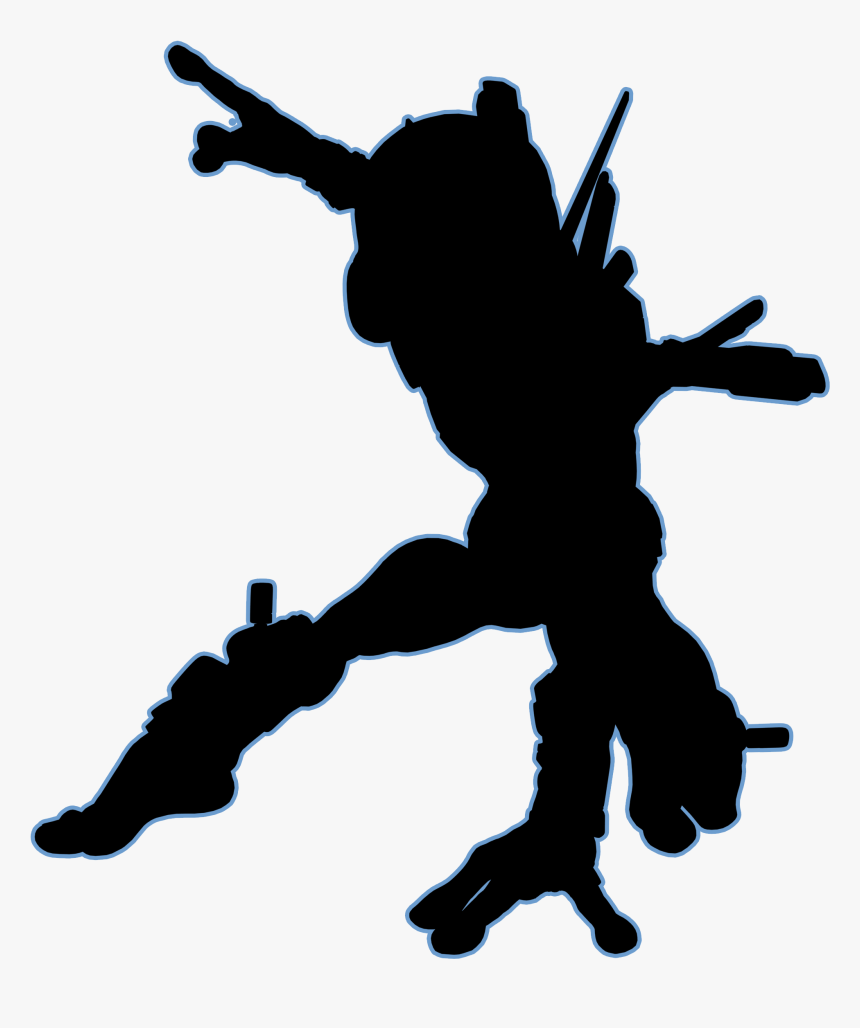 Alien Silhouette Png - Silhouette, Transparent Png, Free Download