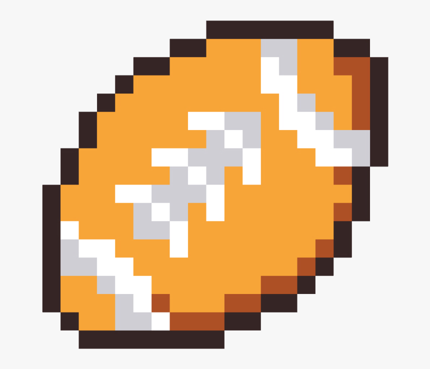 Bola De Futebol Americano Png Pixel Freetoedi - Pixel Art Donut, Transparent Png, Free Download