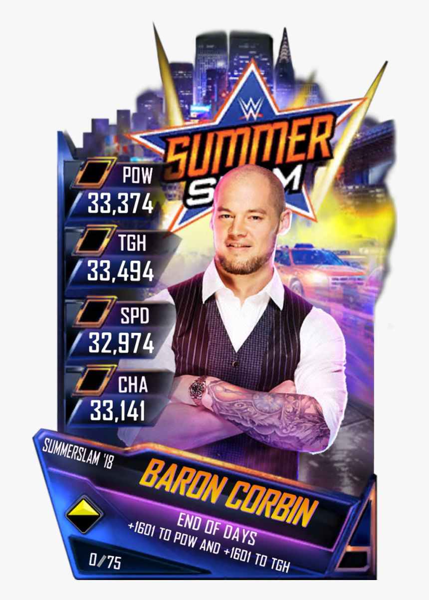 Wwe Supercard Summerslam 18 Cards, HD Png Download, Free Download