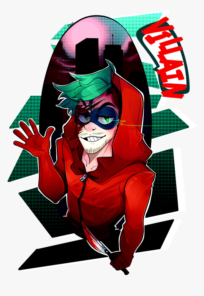 Jacksepticeye Spiderman Fan Art, HD Png Download, Free Download