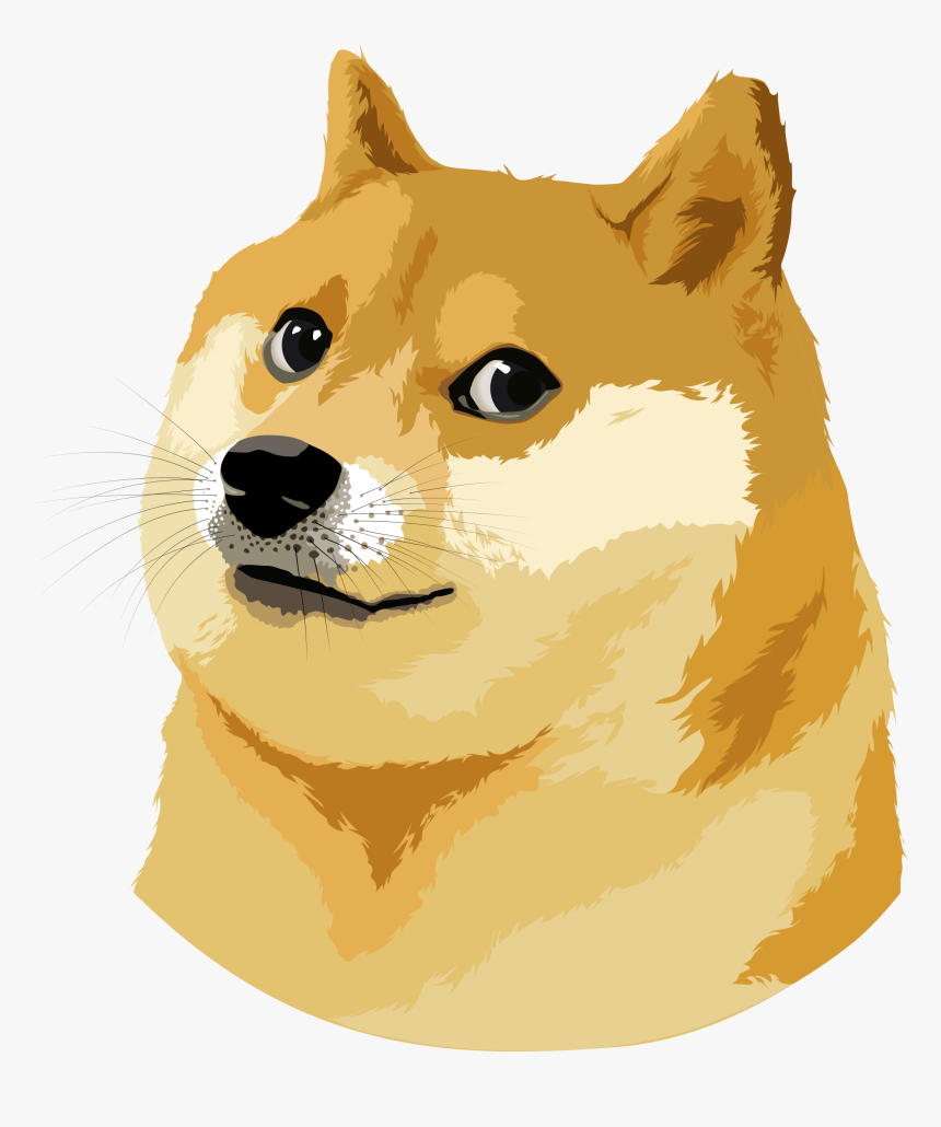 Shiba Inu Doge Dogecoin Free Transparent Image Hd Clipart Doge Meme Vector Hd Png Download Kindpng